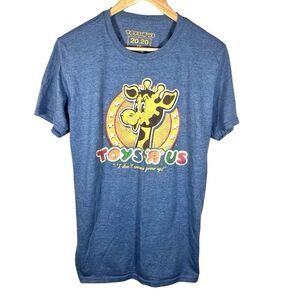 Toys R’ Us Men’s T Shirt Geoffrey Giraffe I Don't Wanna Grow Up Distressed Med
